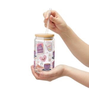 Just One More Chapter Beer Can Glass, 16oz with Lid and Straw