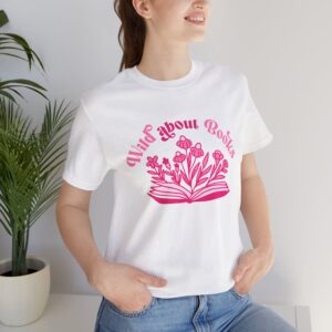 Wild About Books Tee - Unisex Short Sleeve Jersey Shirt for Book Lovers