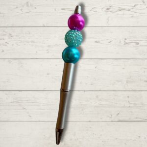 Electric Mermaid Beaded Pen
