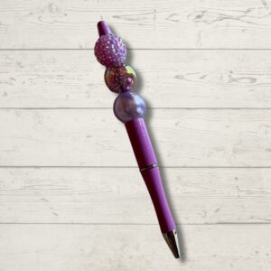 Lavender Luxe Beaded Pen